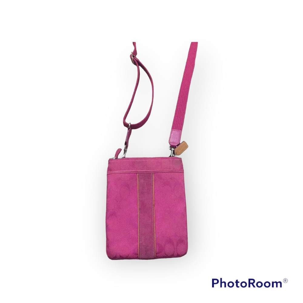 Fuchsia Coach Crossbody Bag